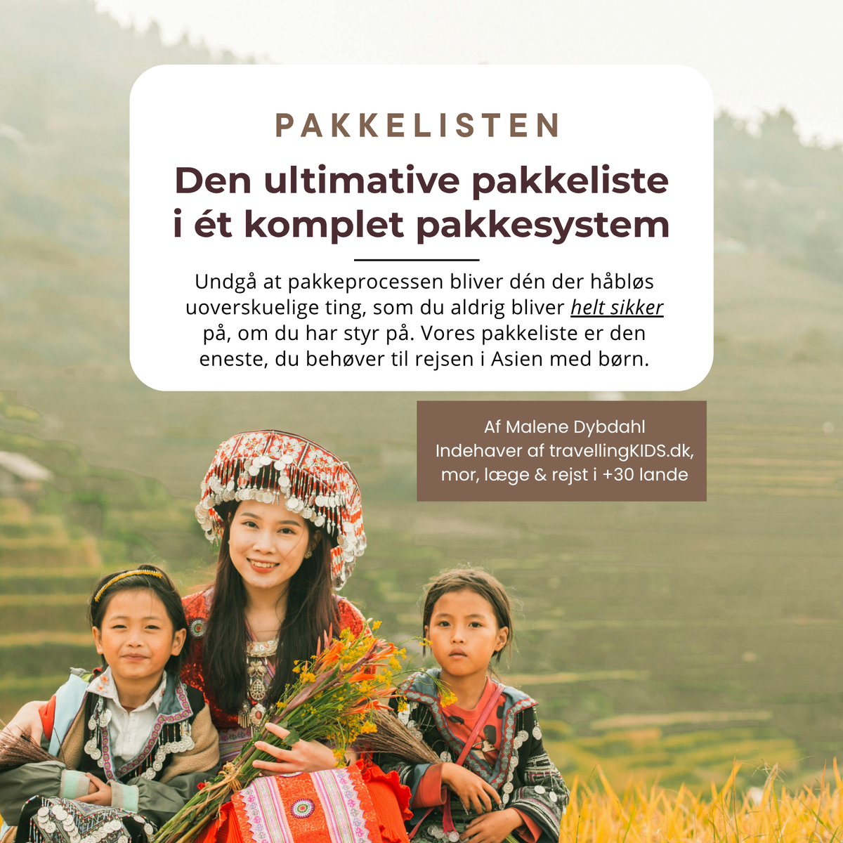 PAKKELISTEN - den eneste du behøver før familierejsen til Asien
