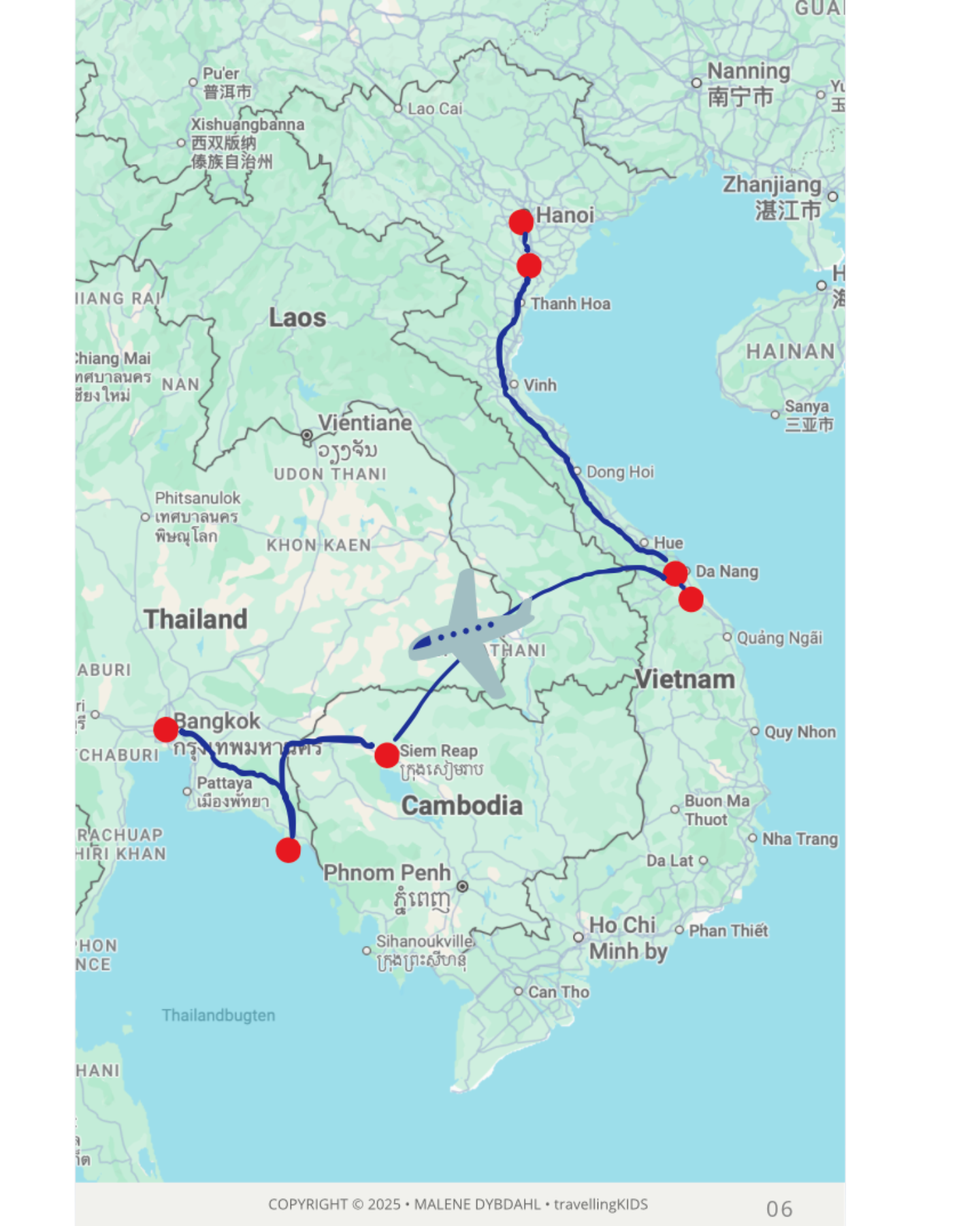 7 ugers rejse i Vietnam, Cambodia og Thailand