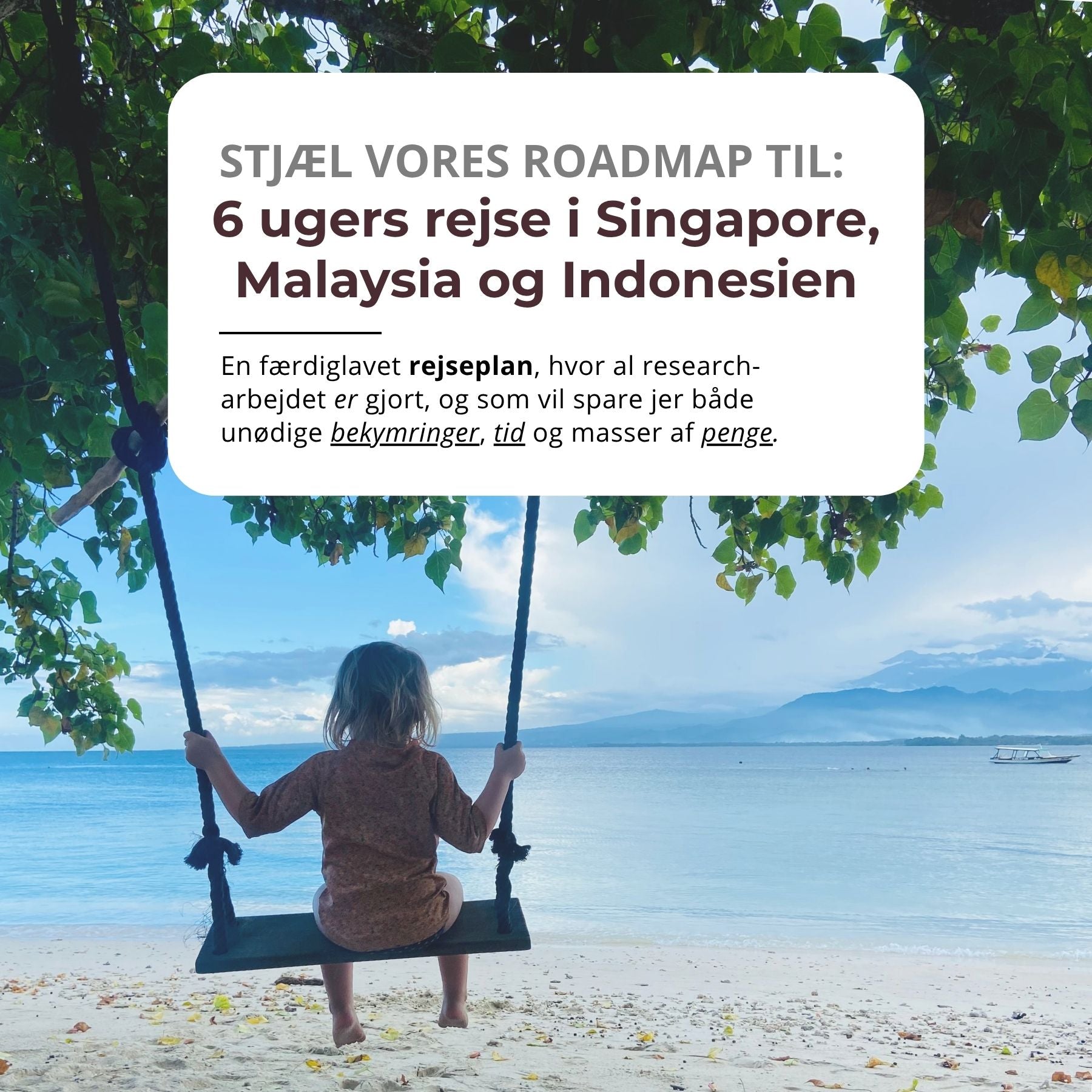 6 ugers rejse i Singapore, Malaysia og Indonesien